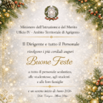 Cartolina di auguri per le festività natalizie del Dirigente e del personale dell’A.T. di Agrigento